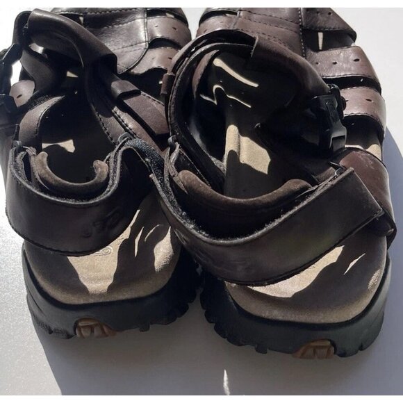 Teva Brown leather Sandals Gaine Men’s sz 12 style 6556 Sport Sandals - Picture 14 of 15